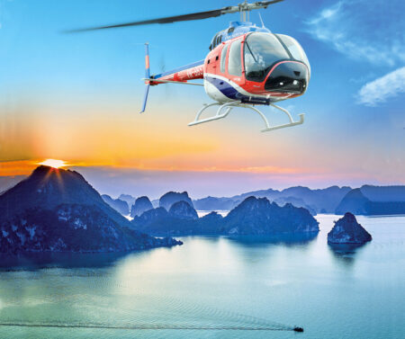 vol helicopter baie halong